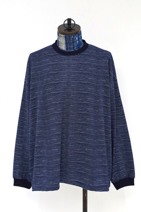 S.F.C 2026FW エスエフシー SUPER BIG LS TEE(SIDE STRIPE TECH) (SFCFW26CS11)Navy☆9月12日(土)発売！