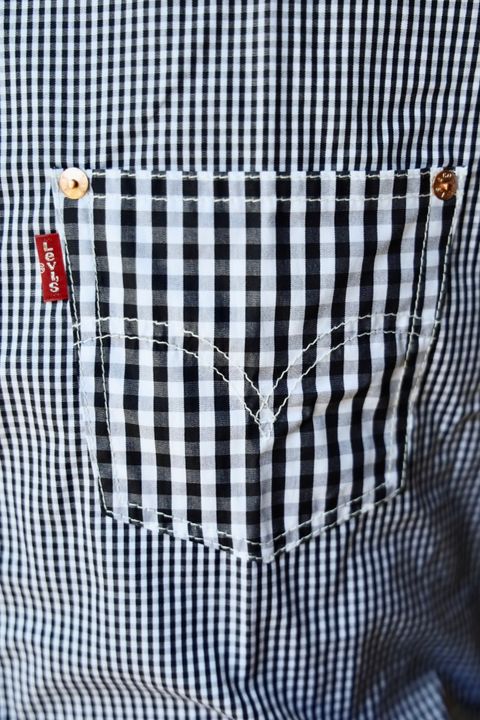 eYe JUNYA WATANABE MAN 24SS Levi's Wネームチェックシャツスタイル