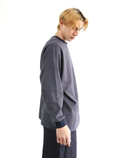 Graphpaper 24SS 新作Narrow Border L/S Tee style 2024.3.1