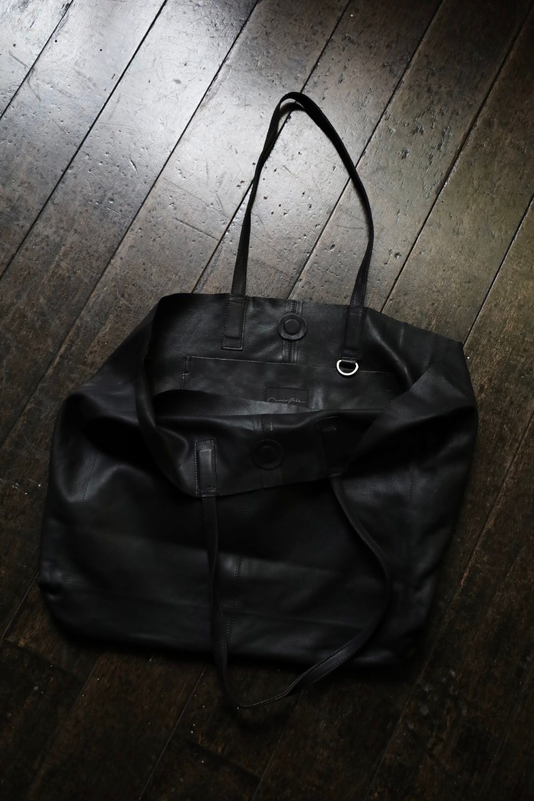 Morphee / モルフェ  トートバッグ BIG TOTE TYPE1 (XL Size) BLACK