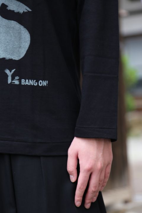 Y's BANG ON! デカロゴ Tシャツ 長袖(YA-T33-052) style.2021.6.5.