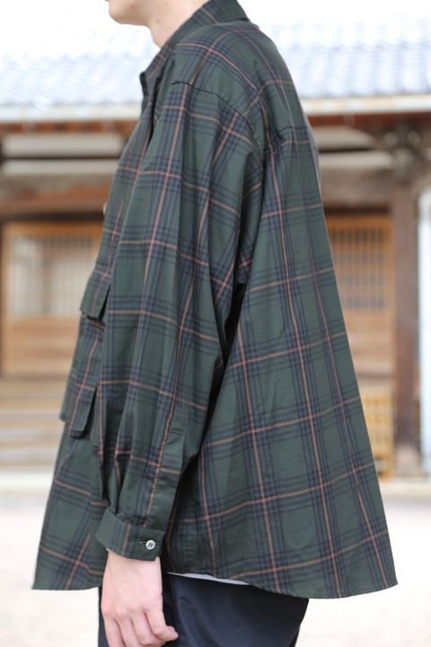 FreshService CHECK FLAP POCKET L/S SHIRT(FSW-21-SH_68) style.2021.7.24.