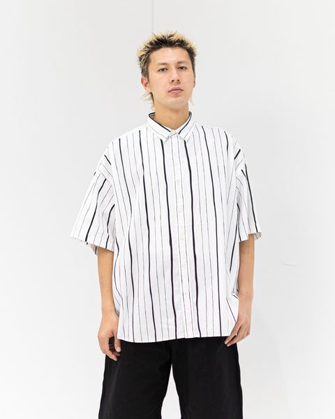 S.F.C 26SS エスエフシー COTTON STRIPE SS SHIRT(SFCSS26509)White☆5月9日(土)発売！
