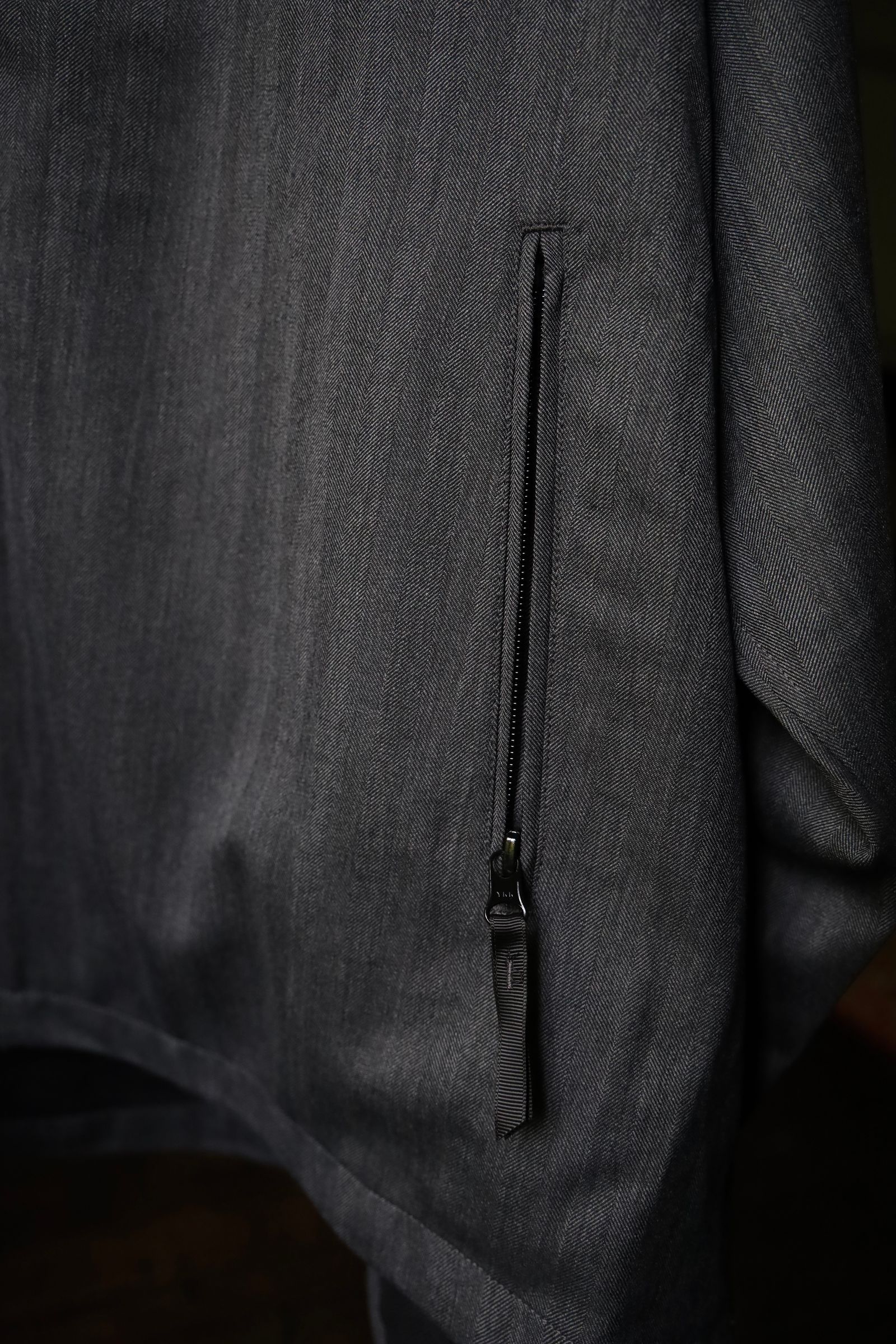 フレッシュサービス TECH WOOL TRACK BLOUSON(FSC244-30171)GRAY HERRINGBONE☆再入荷しました！