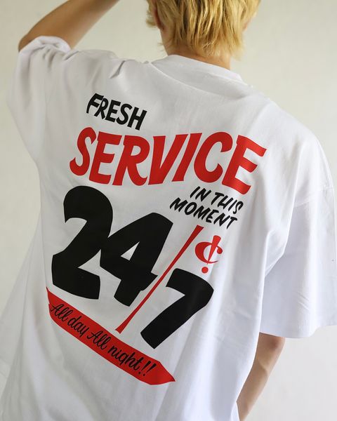 FreshService 24SS CORPORATE PRINTED S/S TEE "All Day All Night style 2024.4.13