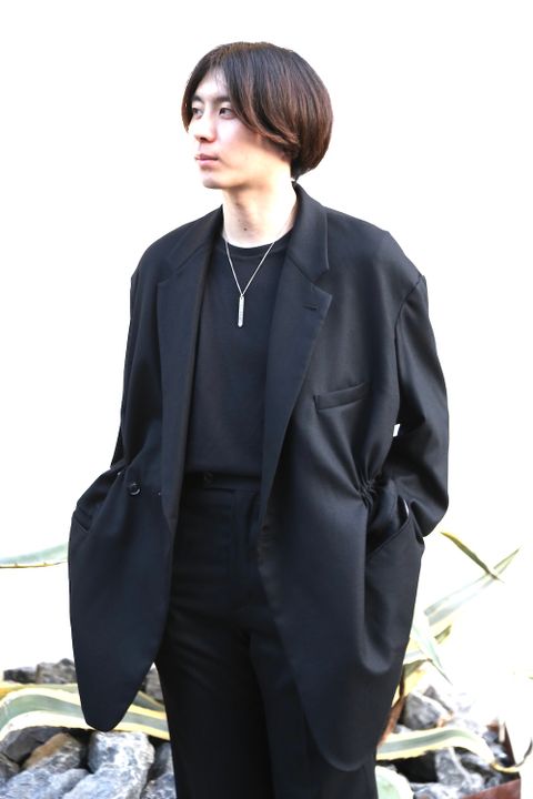 YOKE新作WOOL FLANNEL 11XL JACKET COATスタイル.2020.10.2.