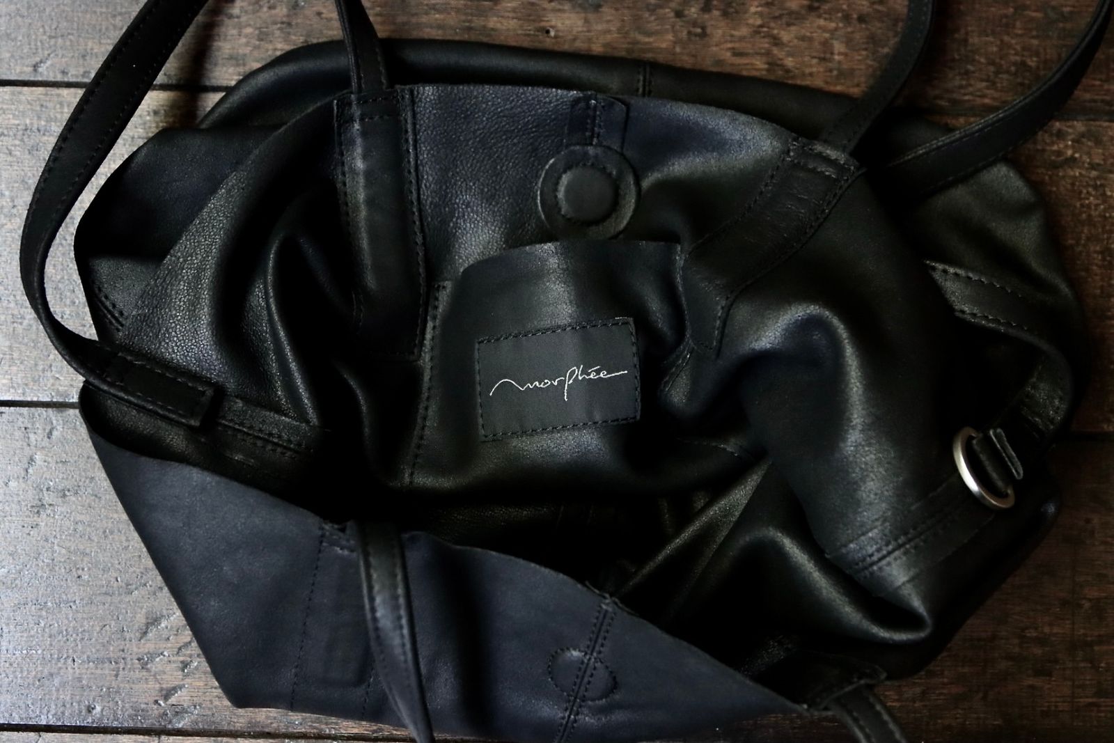 Morphee / モルフェトートバッグ 3WAY MIDIUM TOTE(LONG)BLACK☆5月13日再入荷!