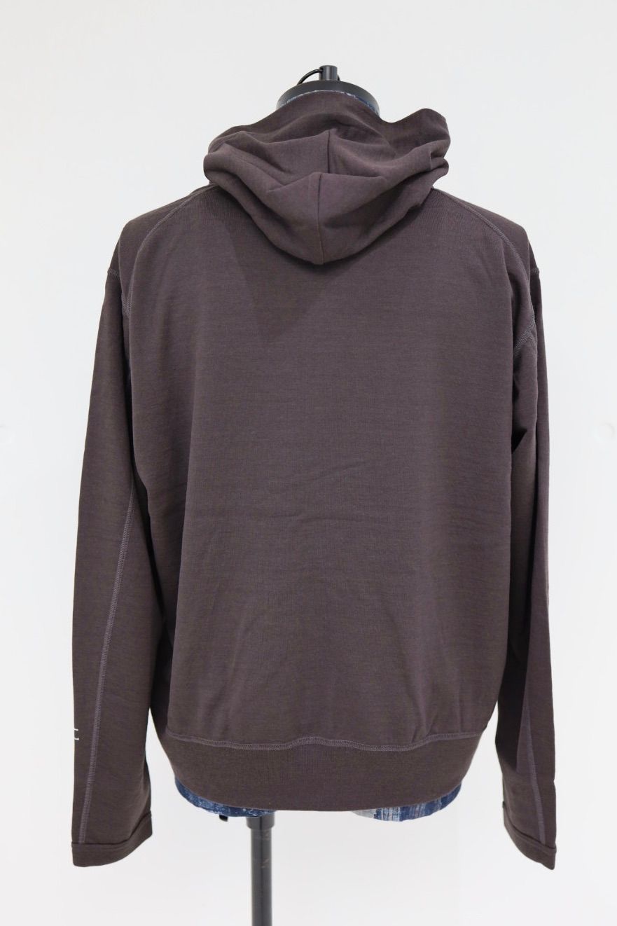 プロダクトトゥエルブ SS26 Super 140’s Melino Wool Zip Up Parka (26SS-PCS01)BROWN