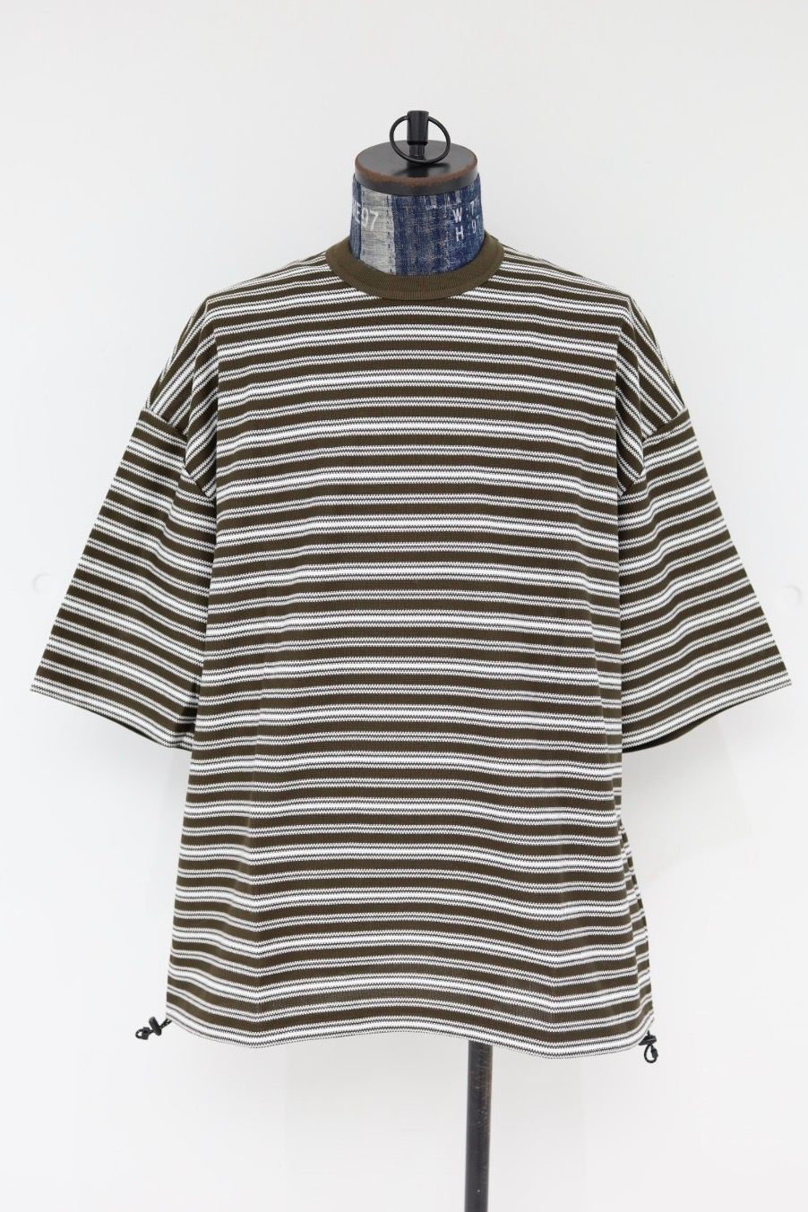コムデギャルソンオム26SS ラッセルボーダーTシャツ(HQ-T018-051)BROWN×WHITE☆5月1日(金)発売！