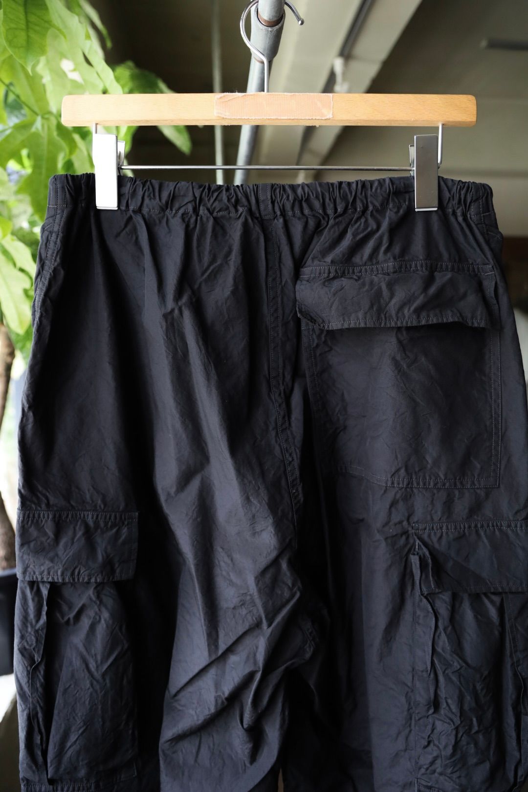 アプレッセ 2025 STYLE2  Silk Taffeta M-51 Over Pants(25AAP-04-11)BLACK