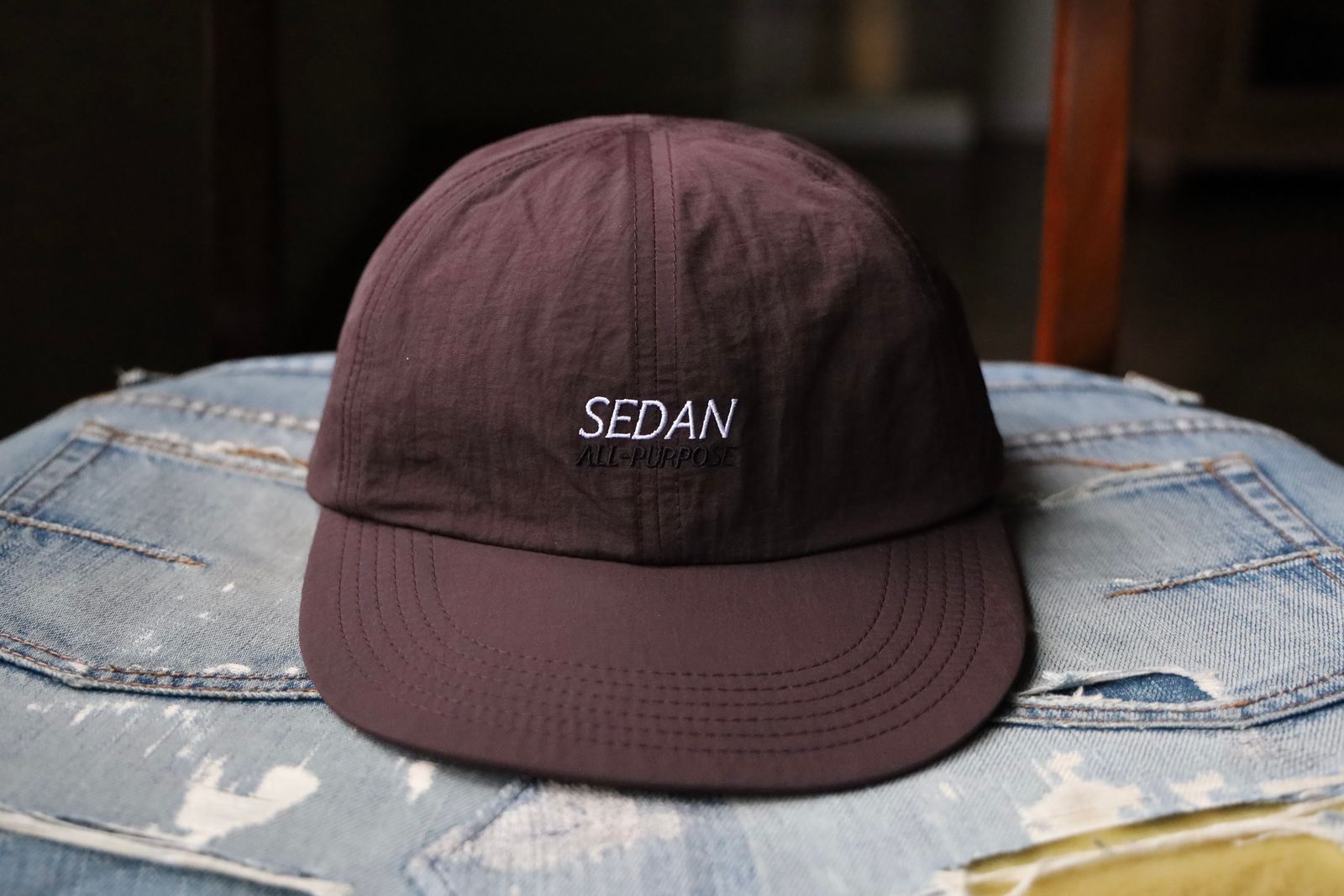 セダンオールパーパス SS25 Tech Logo Camp Cap(SD25S-CP01)Dark Brown☆4月19日(土)発売