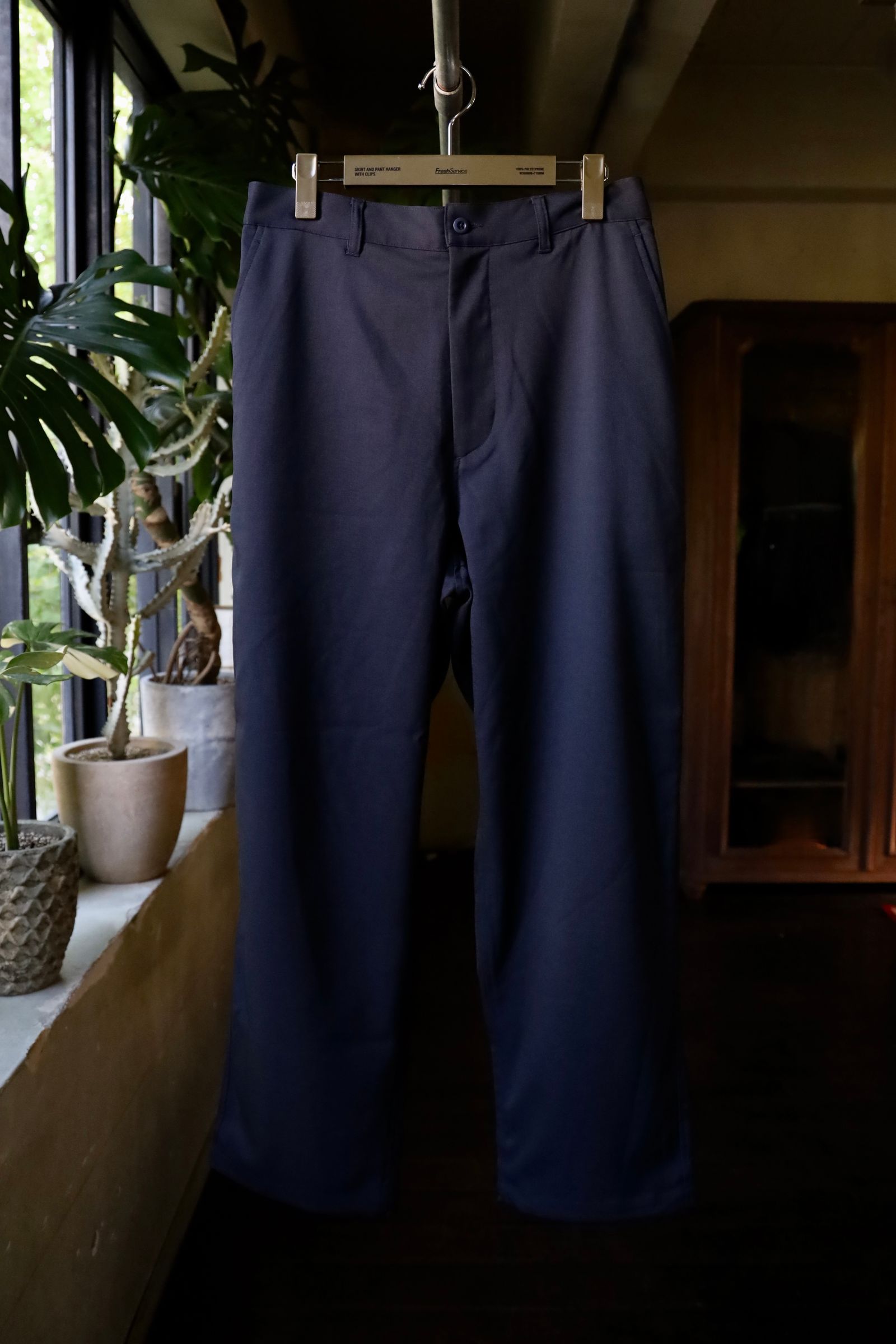 フレッシュサービス WOOLY TWILL TROUSERS(FSC243-40178)NAVY
