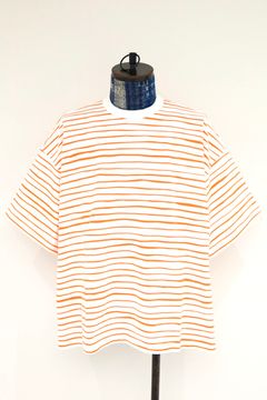S.F.C 26SS エスエフシー SUPER BIG 90'S SIDE STRIPE SS TEE(SFCSS26CS05)White-Orange☆3月20日(金)発売！