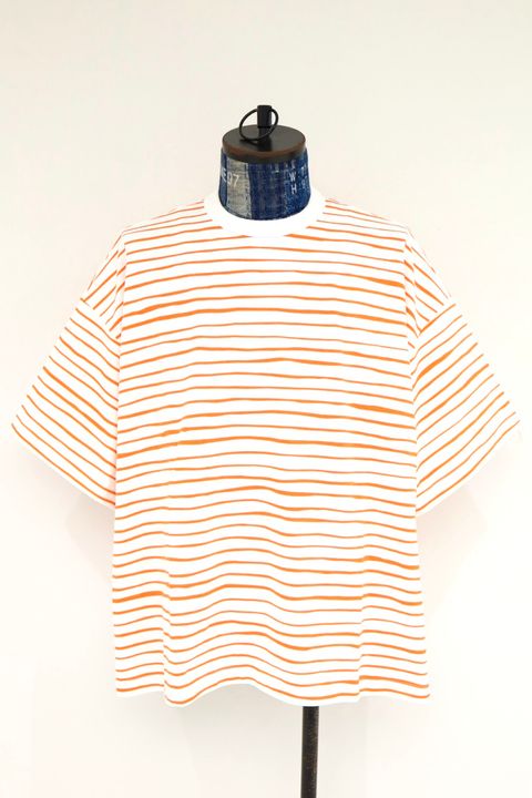 S.F.C 26SS エスエフシー SUPER BIG 90'S SIDE STRIPE SS TEE(SFCSS26CS05)White-Orange☆3月20日(金)発売！