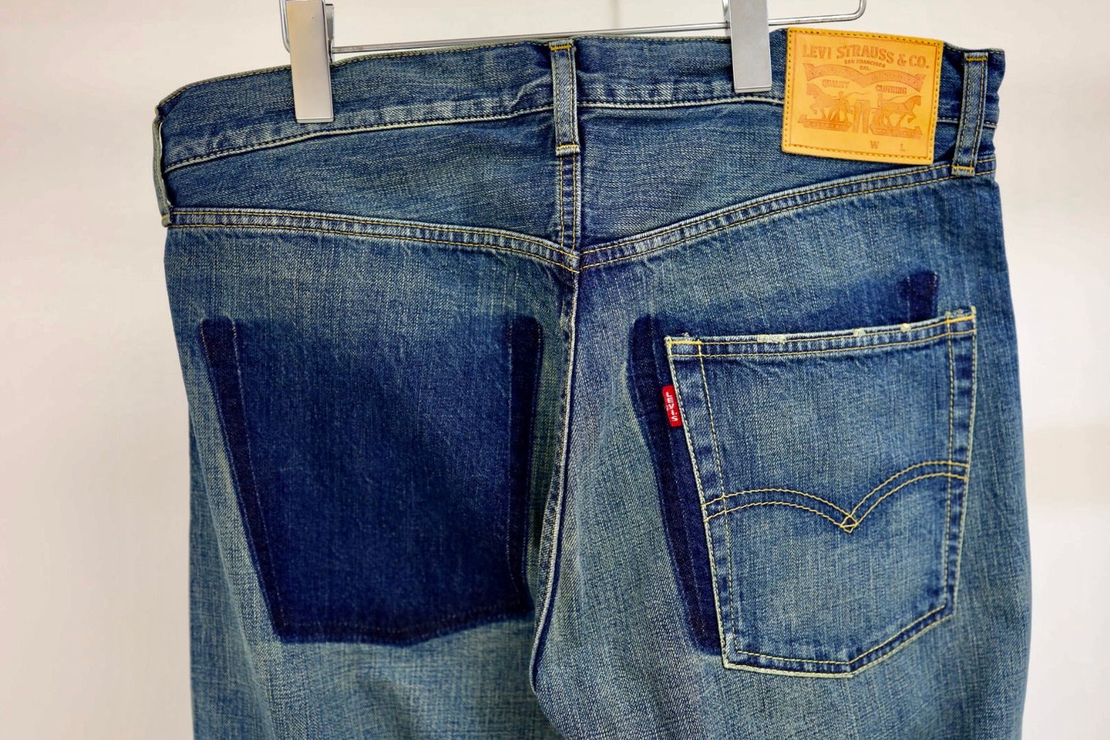 アイジュンヤワタナベマン 25AW リーバイスWネーム 綿セルビッチデニム製品加工デニムパンツ(WP-P216-051)☆11月1日(土)発売!