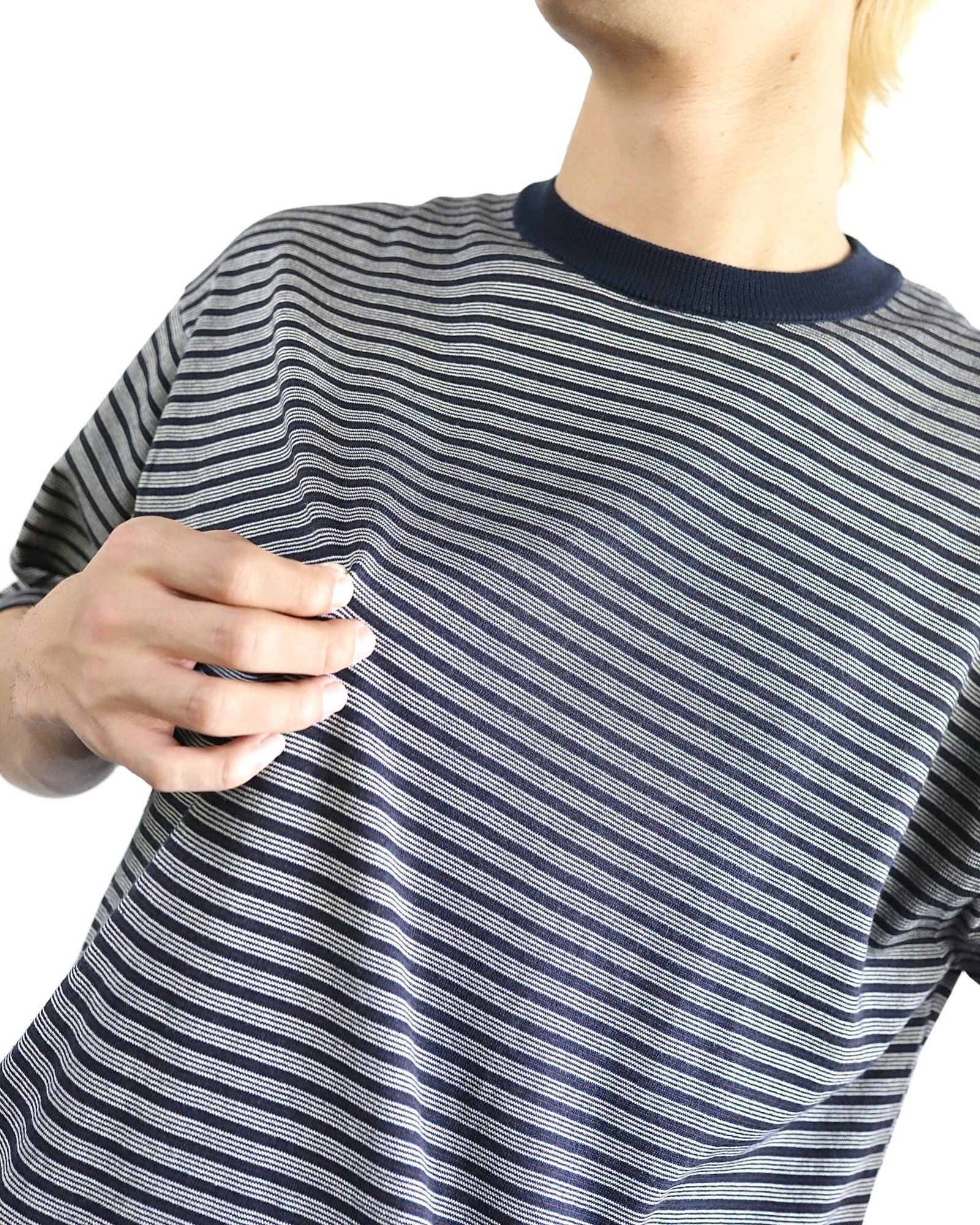 A.PRESSE 24SS High Gauge S/S Striped T-Shirt style 2024.4.13 ...