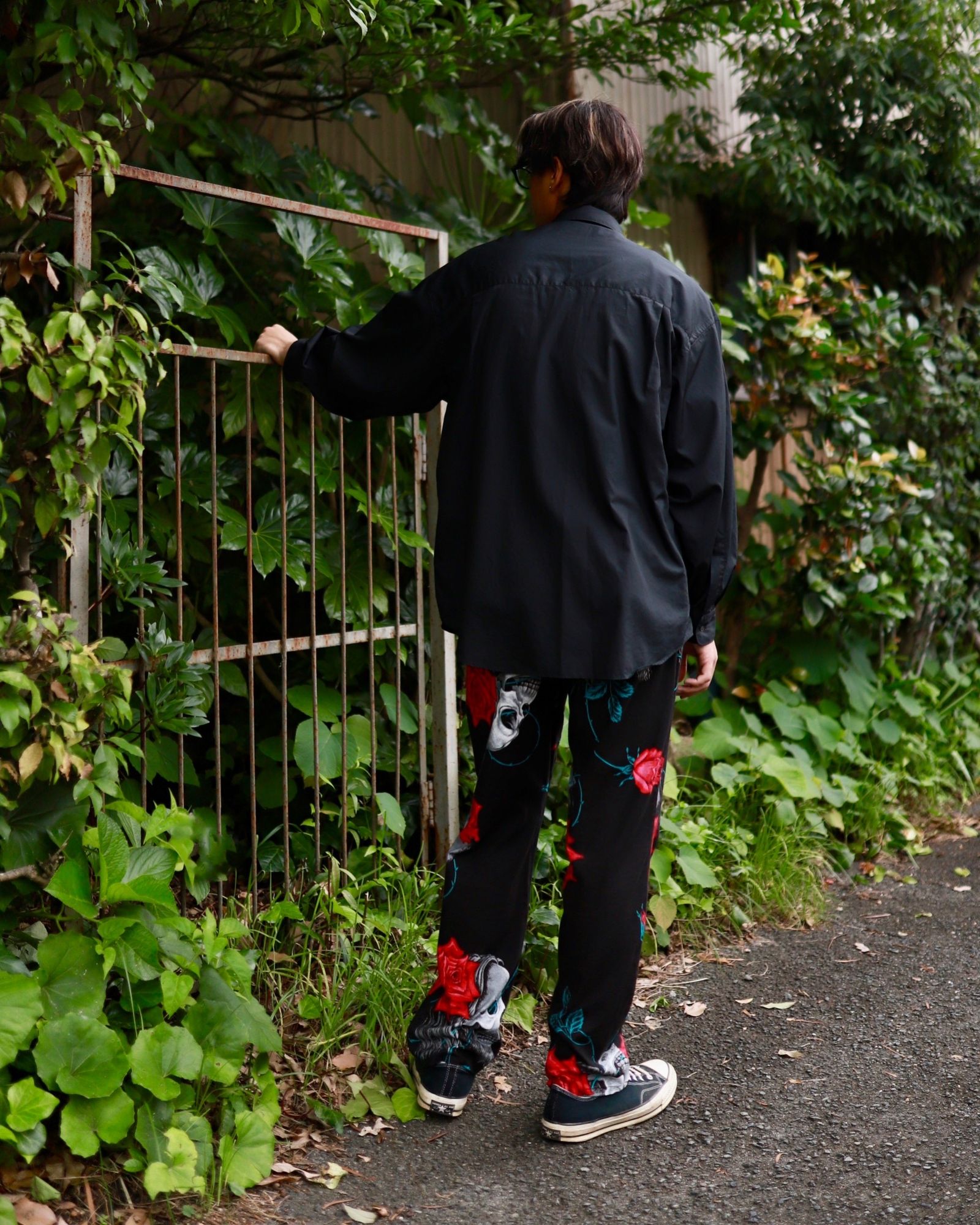 SAINT M×××××× ×WILDSIDE YOHJI YAMAMOTO PAJAMA PANTS mark