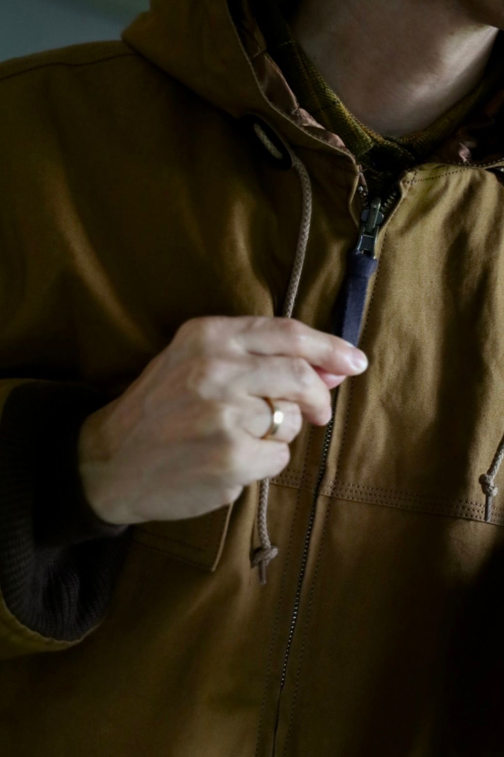 COMME des GARCONS HOMME 26FW リバーシブルキルティングフーデッドパーカスタイル