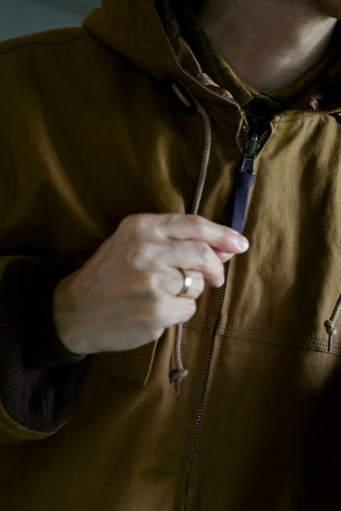 COMME des GARCONS HOMME 26FW リバーシブルキルティングフーデッドパーカスタイル