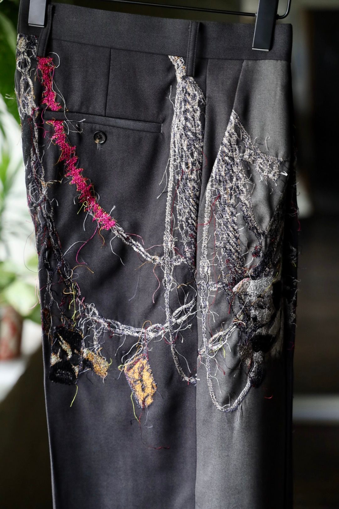 doublet 25AW  EMBROIDERED CHAIN TAILORED TROUSERS (25AW16PT320) CHACORL☆8月9日(土)発売！