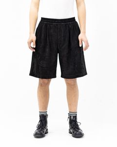 グラフペーパー26SS Cow Nubuck Leather Wide Shorts(GM261-40408)BLACK☆2月28日(土)発売！
