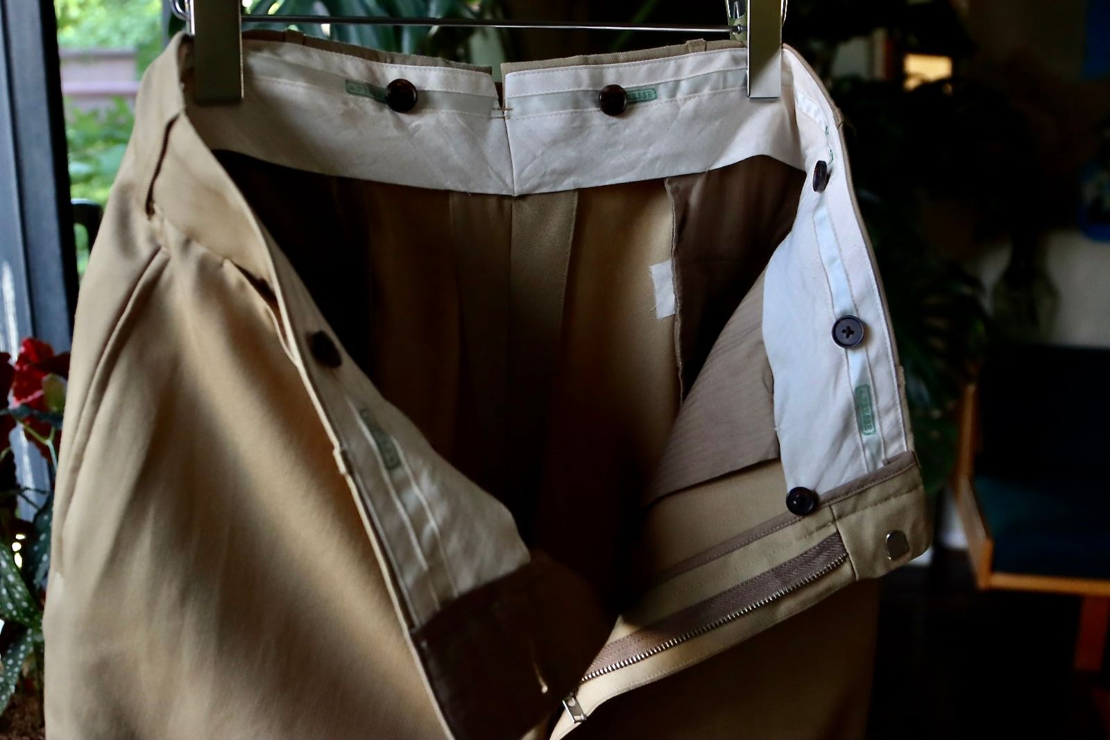 アプレッセ23AW パンツ Vintage Wool Trousers (23AAP-04-23H)BEIGE