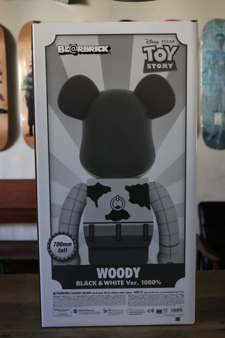 BE@RBRICK - BE@RBRICK ベアブリック WOODY B&W Ver.1000％ | mark