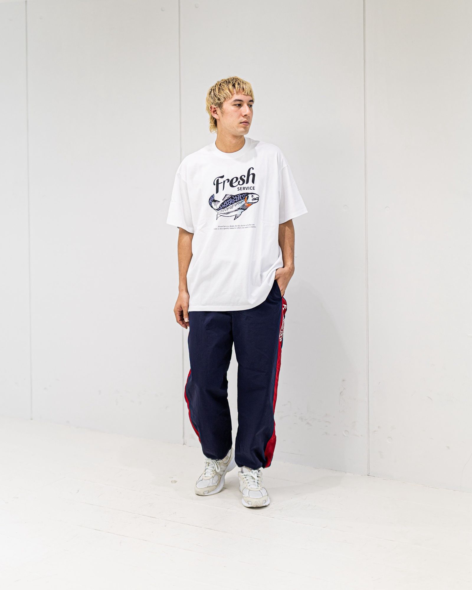 FreshService CORPORATE PRINTED S/S TEE "FISH" (WHITE) 新作発売！