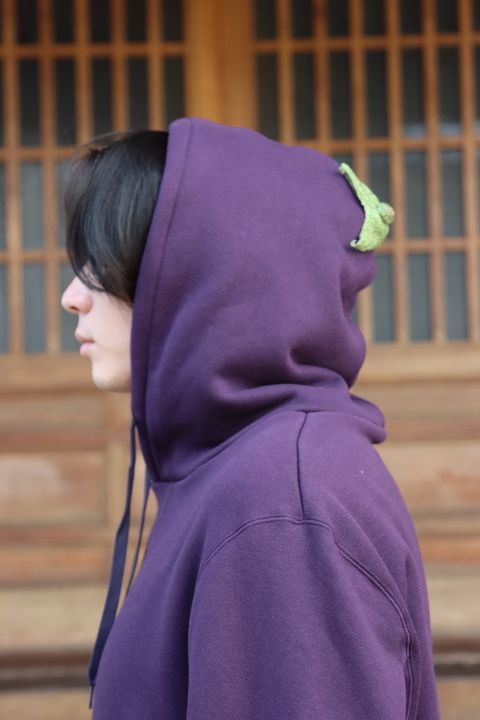 doublet VEGETABLE STEM EMBROIDERY HOODIE(22SS30CS211) style.2022.1.15.