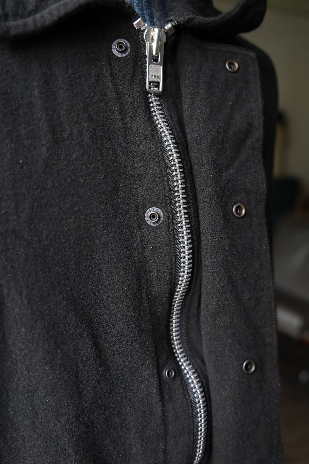 ジュンヤワタナベマン FILSON Wネームウールアクリルツイルジャケット(WP-J012-051)BLACK