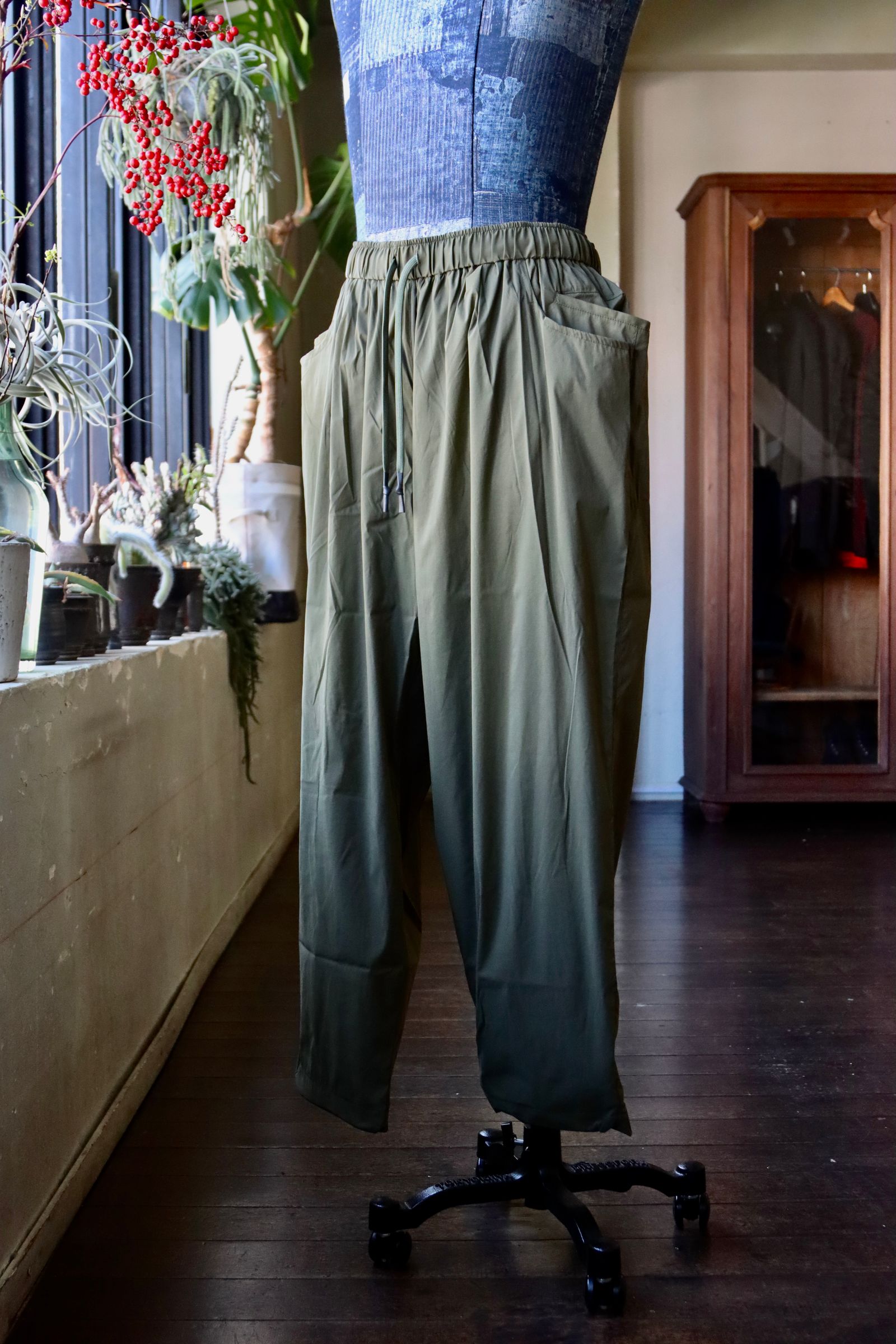 S.F.C 24SS エスエフシーSPORTY NYLON BAGGY(SFCSS24P04)Olive