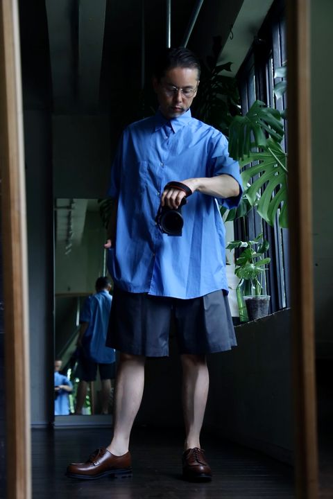 Graphpaper Solotex Twill Slim Waisted Chef Shortsスタイル2024.5.31.