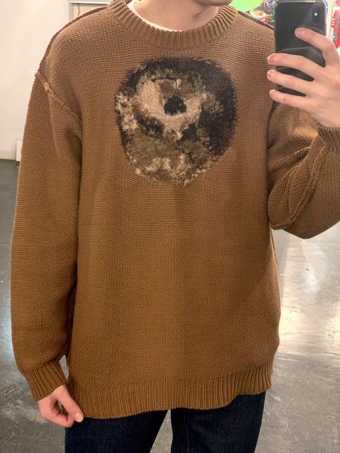 HAND-KNITTING JACQUARD PULLOVER(21SS38KN46) style.2021.1.16.