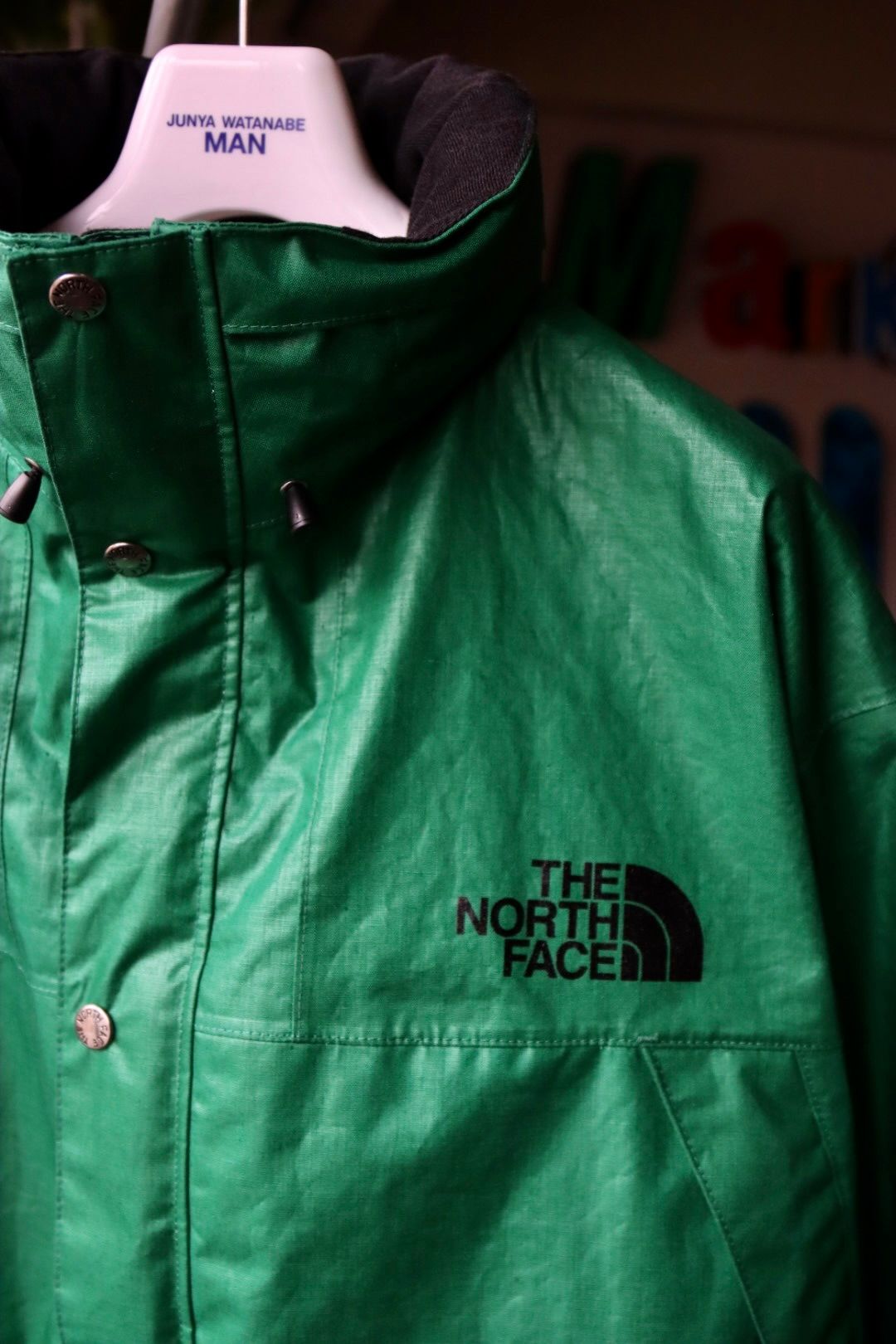 eYe JUNYA WATANABE MAN × THE NORTH FACE Wネームジャケット(WK-J901-100)GREEN×BLACK