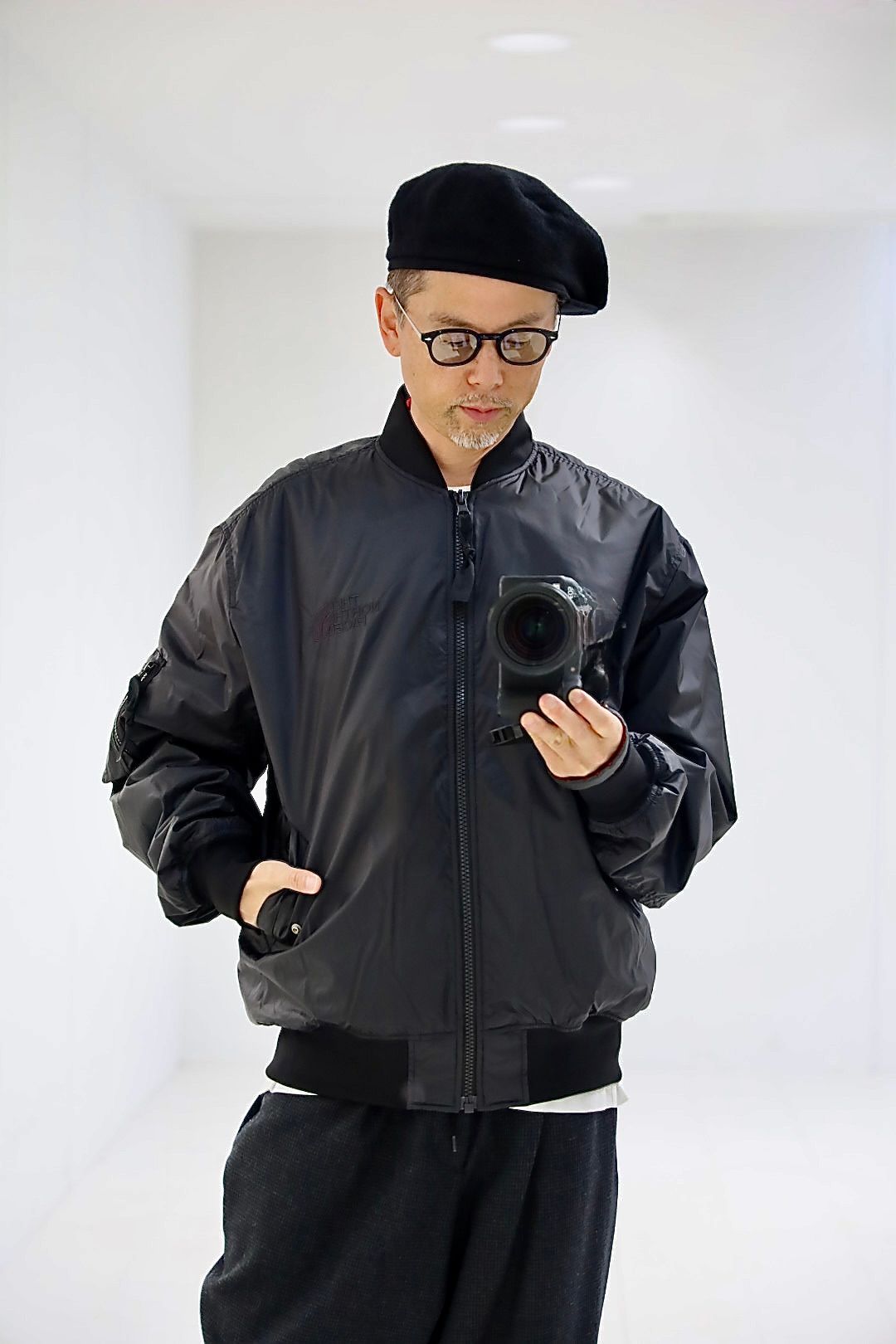 eYe JUNYA WATANABE MAN アイジュンヤワタナベマン THE NORTH FACE コラボレーションボンバージャケットスタイル