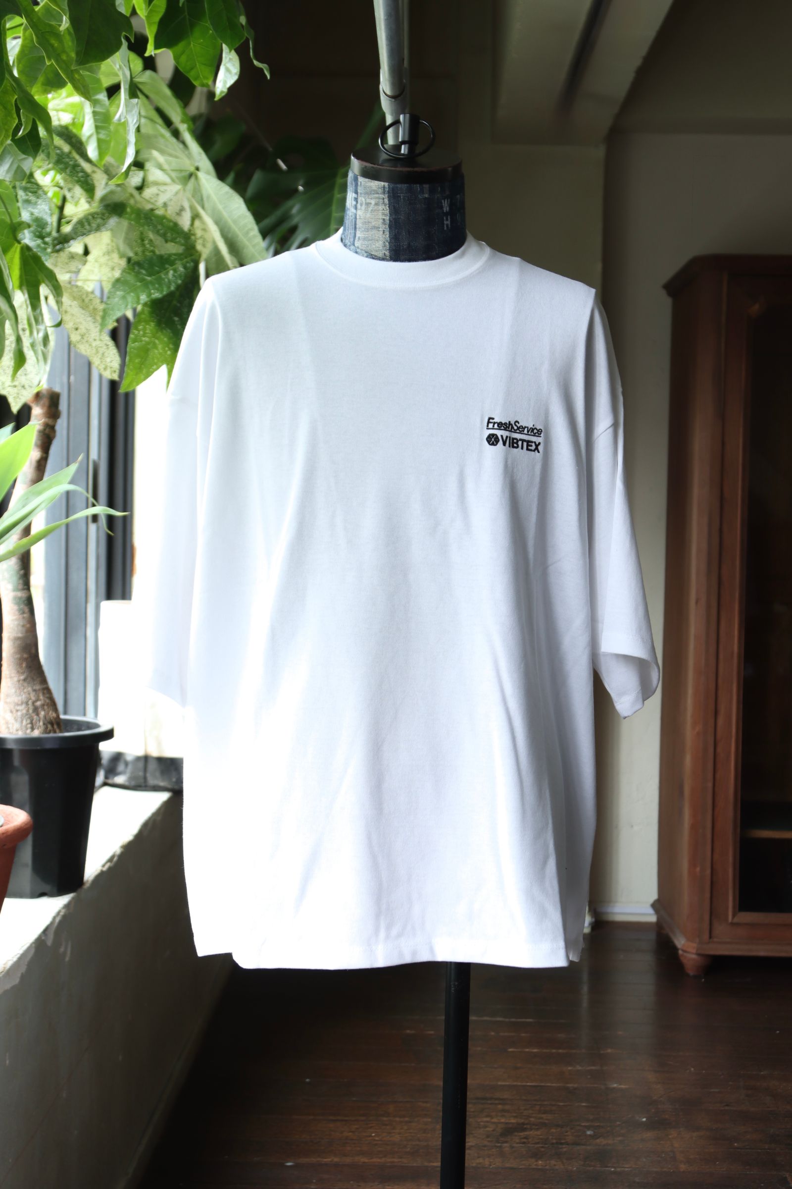 VIBTEX for FreshService S/S CREW NECK TEE(FSC252-70003)WHITE