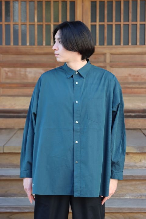 FreshService CORPORATE STRIPE REGULAR COLLAR SHIRT(FSW-22-SH_15) style.2021.11.20