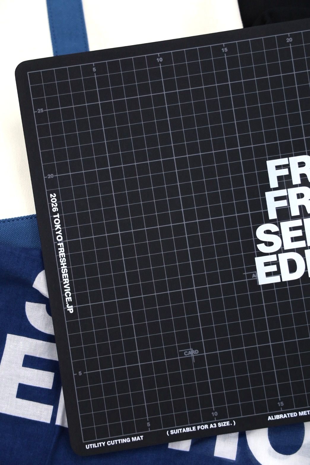 フレッシュサービス 26AW UTILITY CUTTING MAT "FE MONOGRAM"(FSP263-99122FE)BLACK☆8月29日(土)新作発売！