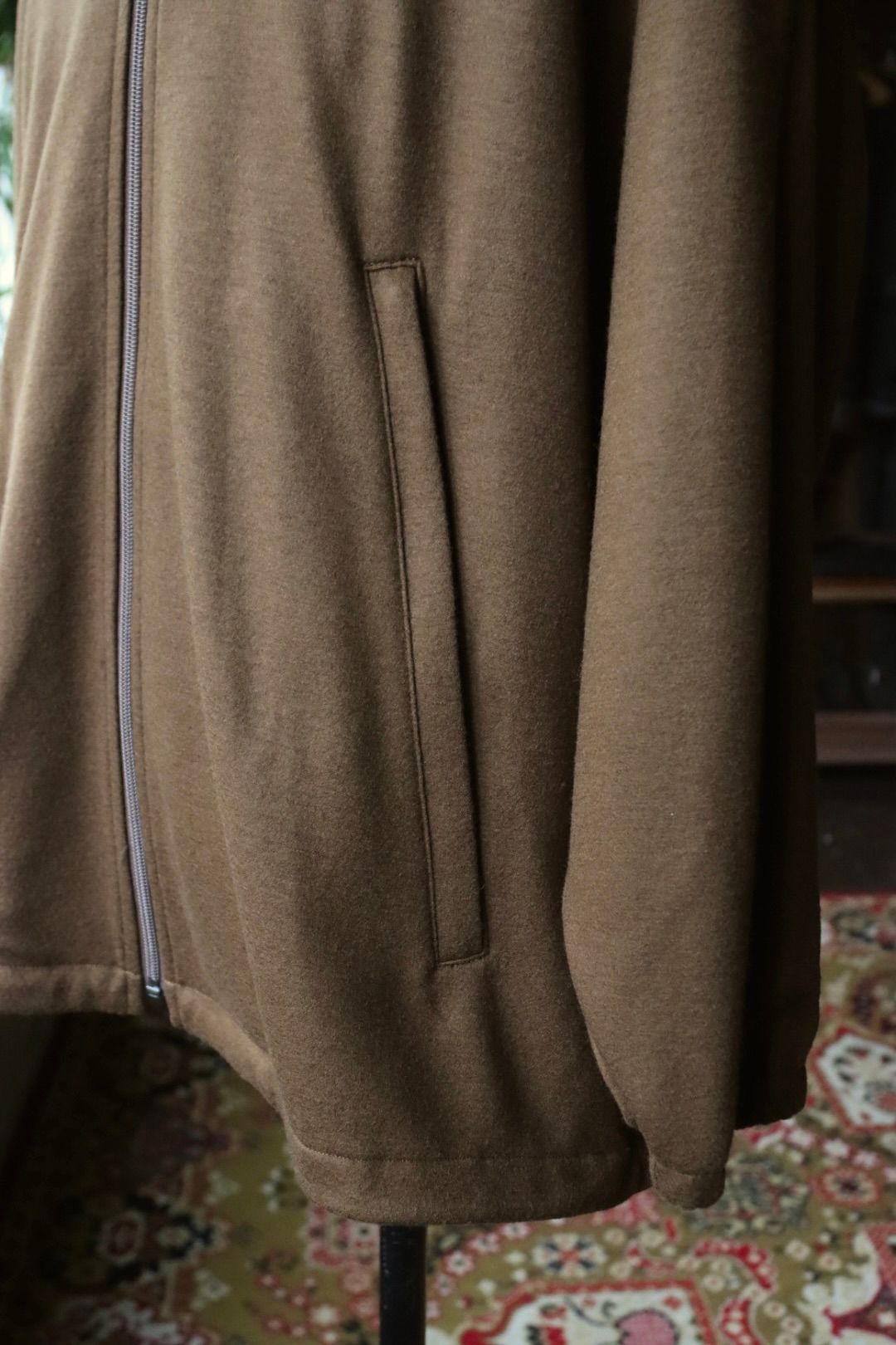 グラフペーパー 25AW Wool Smooth Flannel Track Blouson(GU253-30220B)BROWN☆10月4日(土)新作発売！