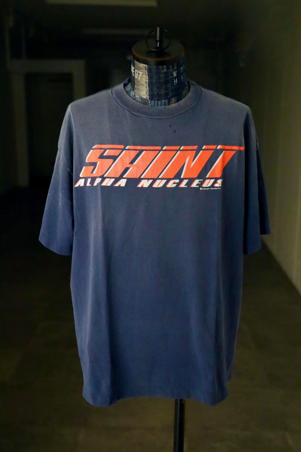 セントマイケル Tシャツ SAINT ALPHA SS TEE(SM-HR1-0000-026)NAVY
