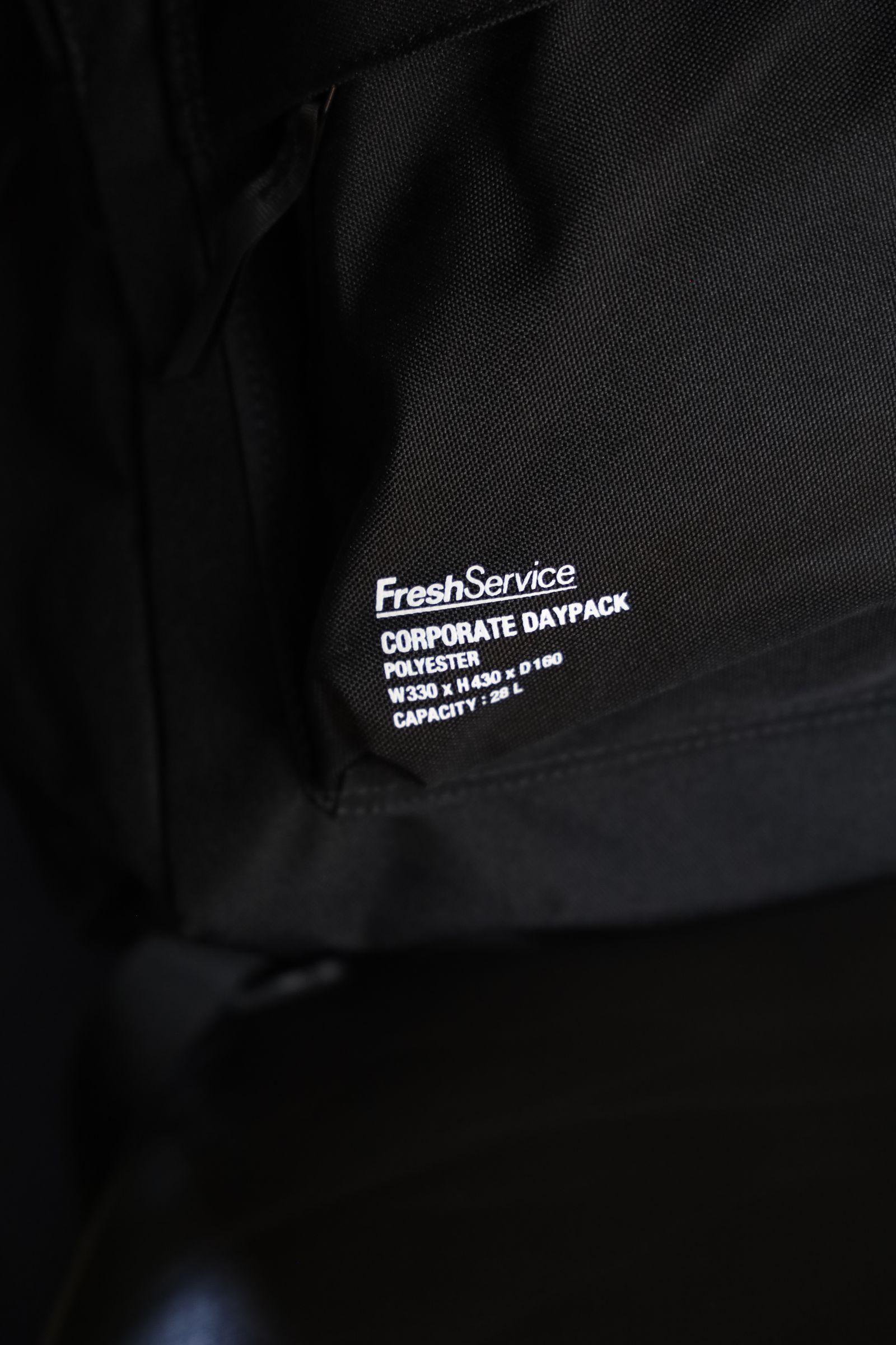 フレッシュサービス CORPORATE DAYPACK_28L (FSP252-90067B)BLACK☆再入荷しました！