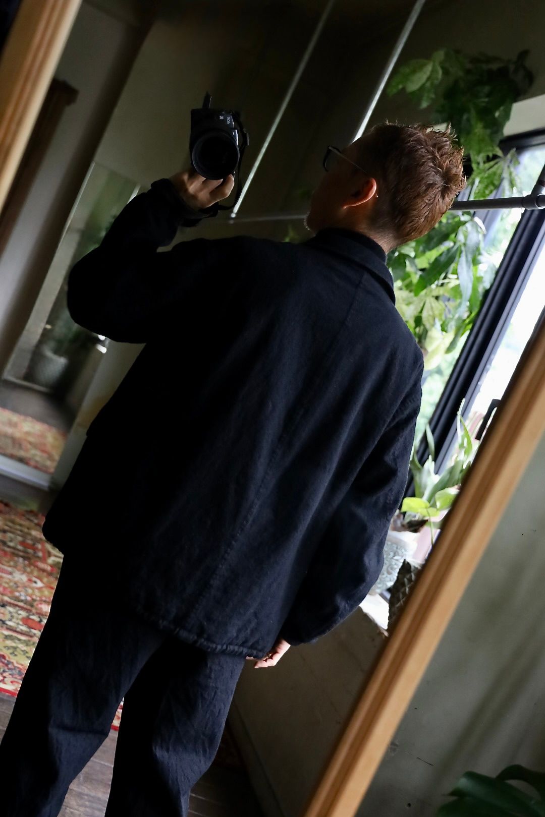 COMME des GARCONS HOMME 26FW ウールサージ製品縮絨3Bジャケットスタイル