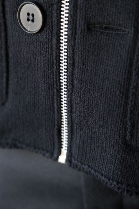 MATSUFUJI Modified Farmers Knit Vest style.2021.1.16.