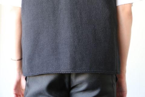 MATSUFUJI Modified Farmers Knit Vest style.2021.1.16.