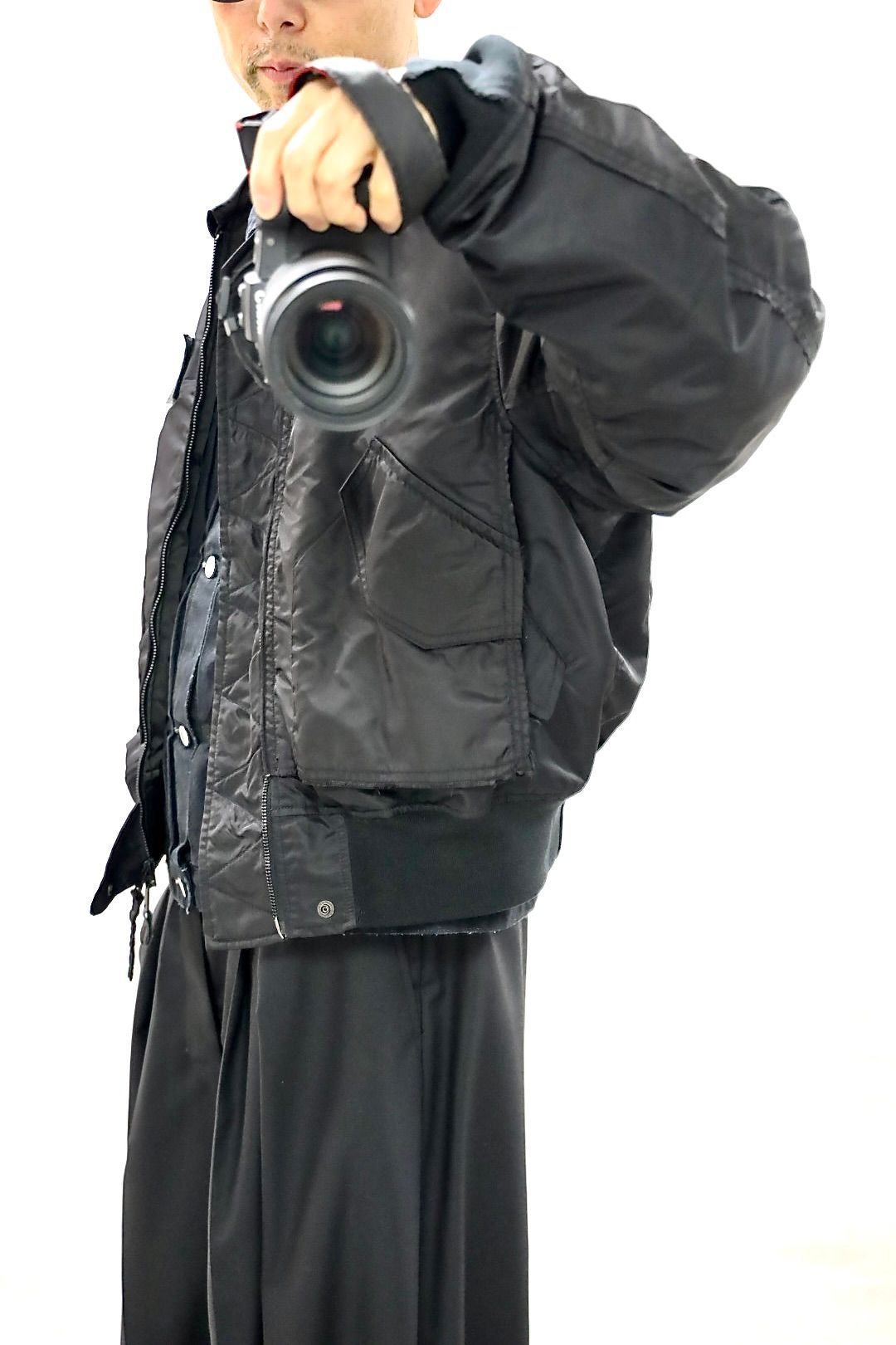 YOKE ヨーク26SS Connected Military Blouson CWU*L-2B"BLACK"スタイル