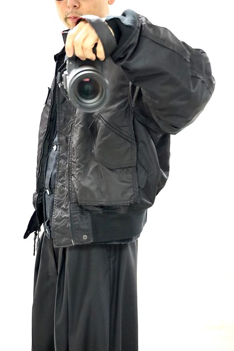 YOKE ヨーク26SS Connected Military Blouson CWU*L-2B"BLACK"スタイル