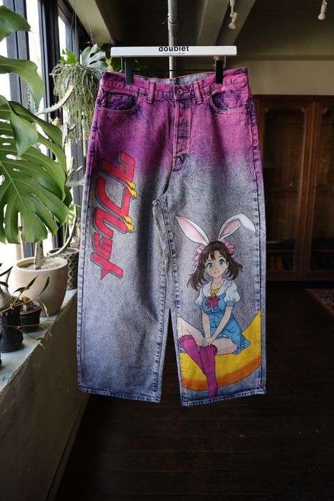 ANIME HAND-PAINTING DENIM JACKET | MARK