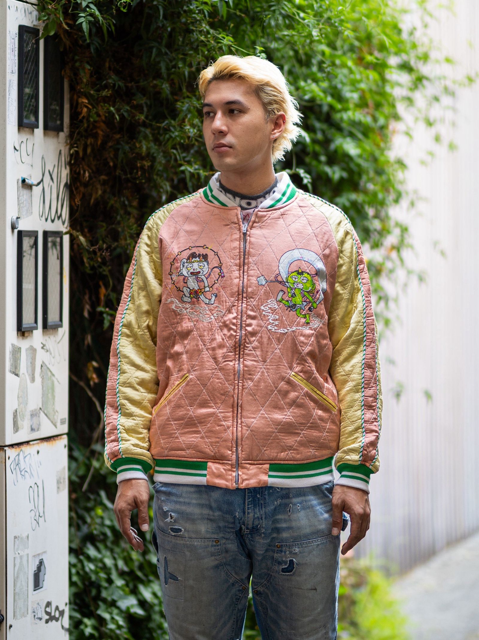 mononoke・made REVERSIBLE SKA JAMBER MARKスタイル
