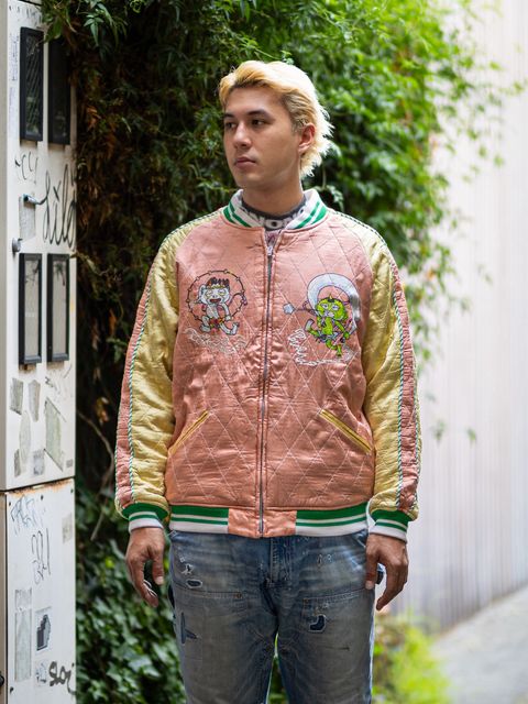 mononoke・made REVERSIBLE SKA JAMBER MARKスタイル
