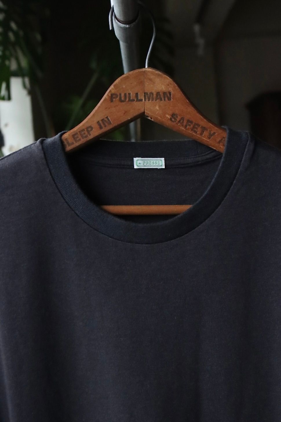 アプレッセ24SS Cashmere Blend S/S T-shirt(24SAP-05-08K)CHARCOAL☆2月23日(土)発売！